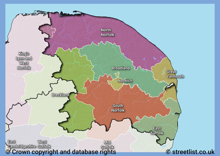 Councils within the NR area