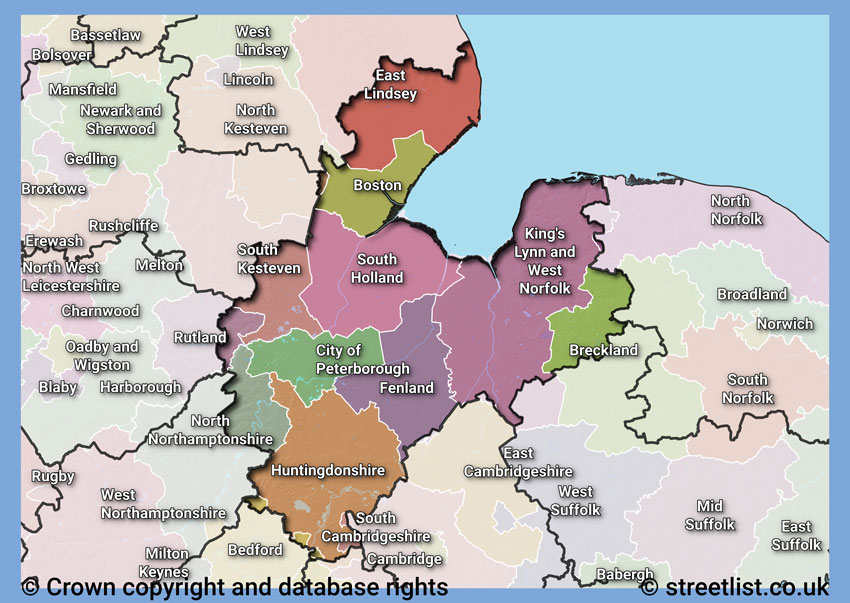 Councils within the PE area