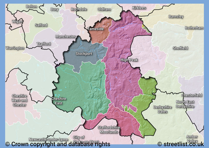 Councils within the SK area