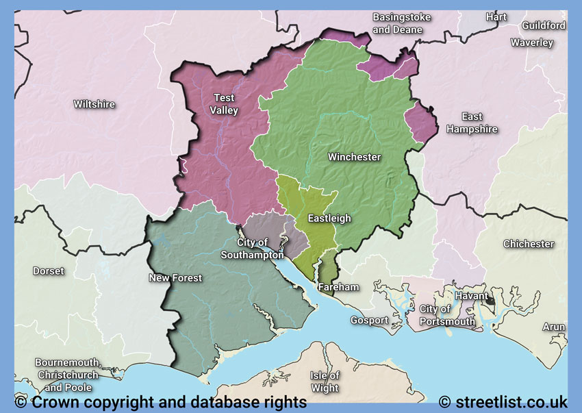 Councils within the SO area