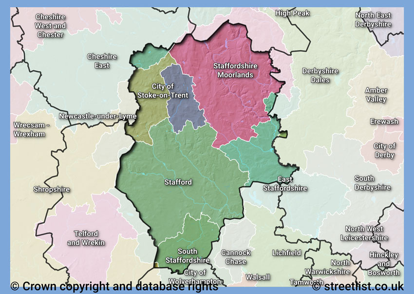 Councils within the ST area