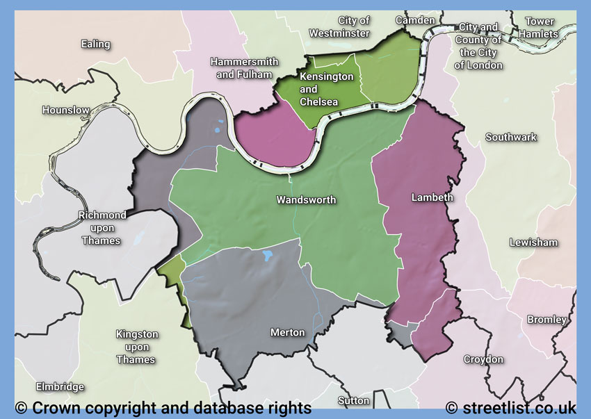 Councils within the SW area