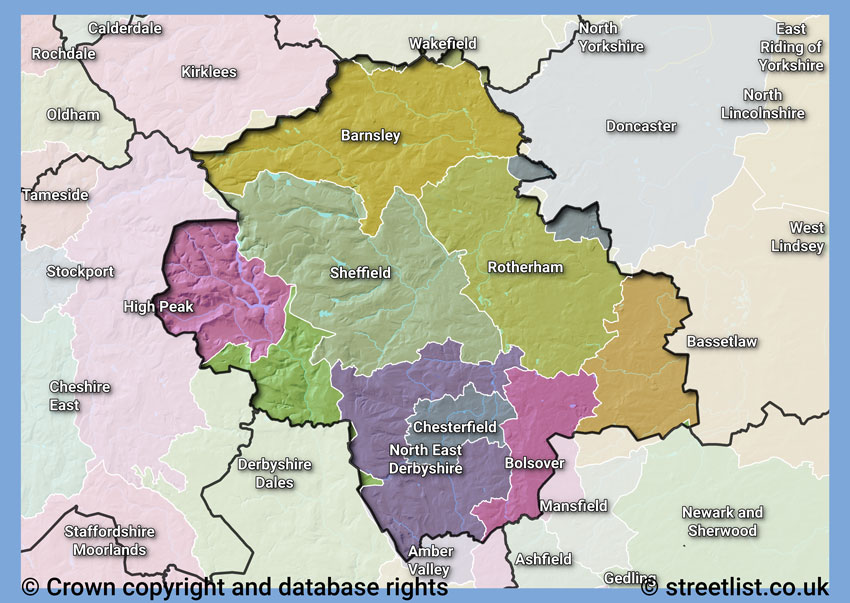 Councils within the S area