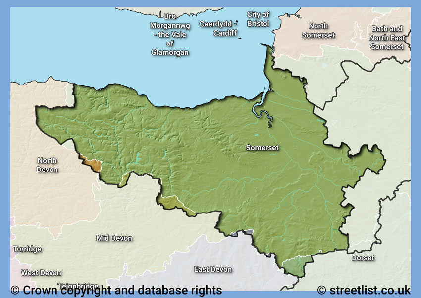 Councils within the TA area