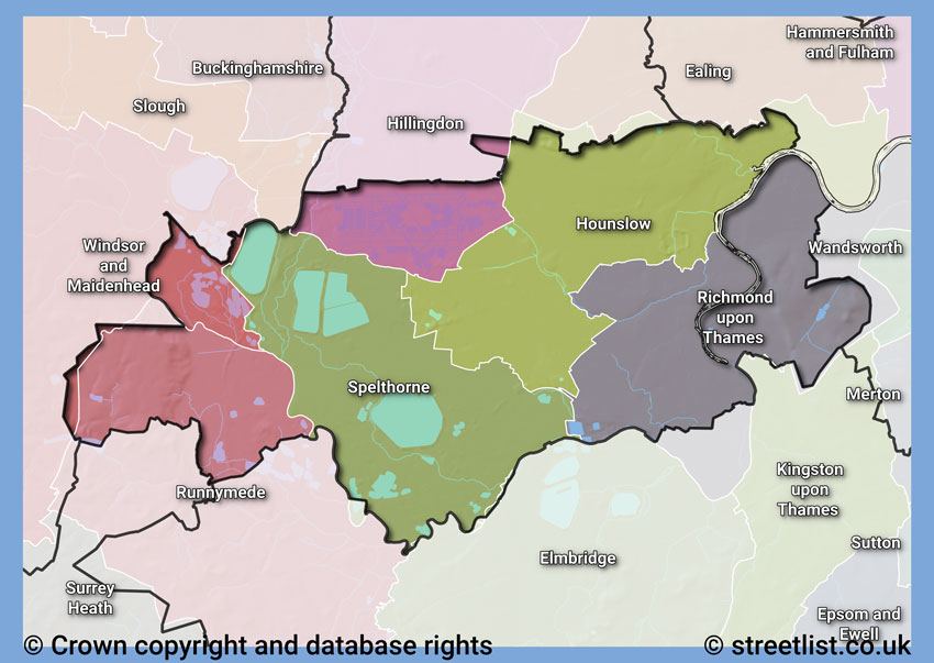 Councils within the TW area