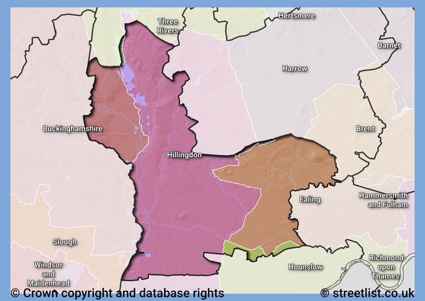 Councils within the UB area