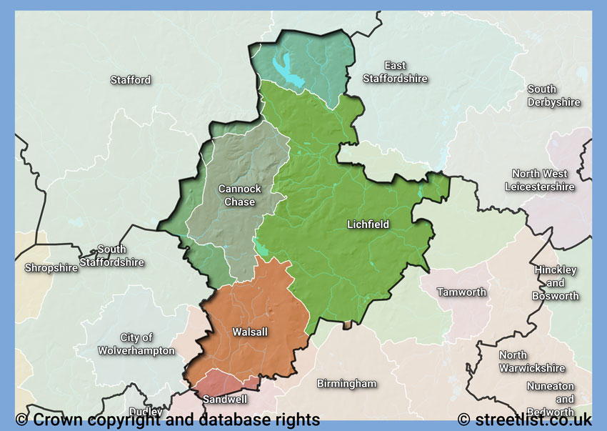 Councils within the WS area