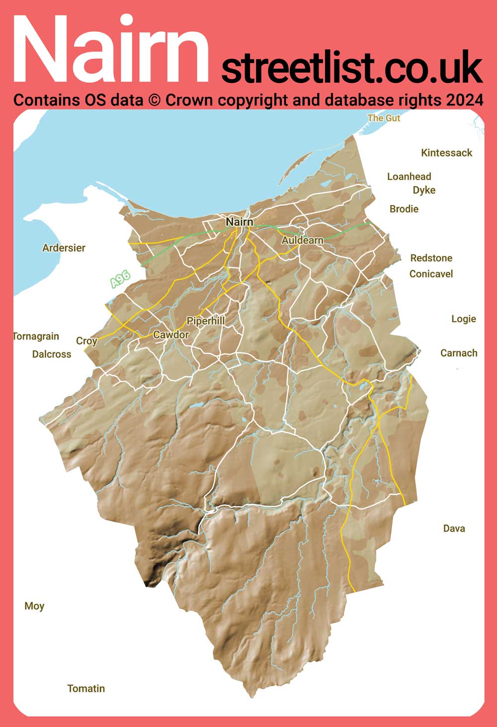 a map of Nairn