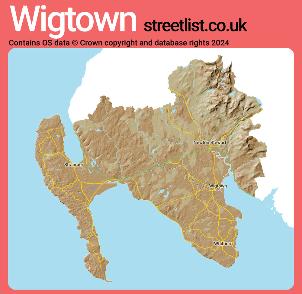 a map of Wigtown