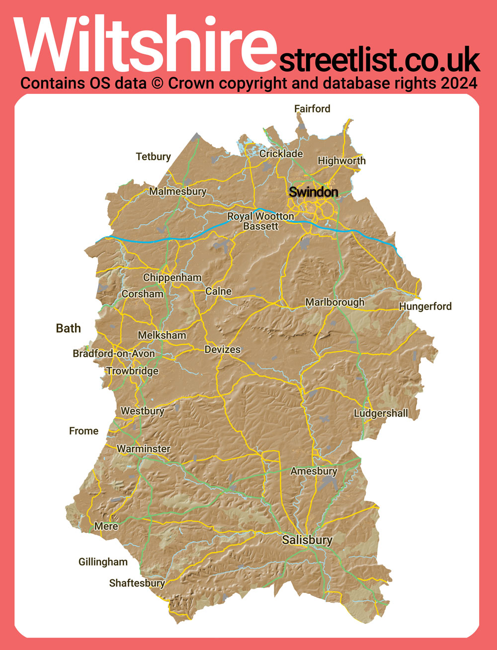 a map of Somerset