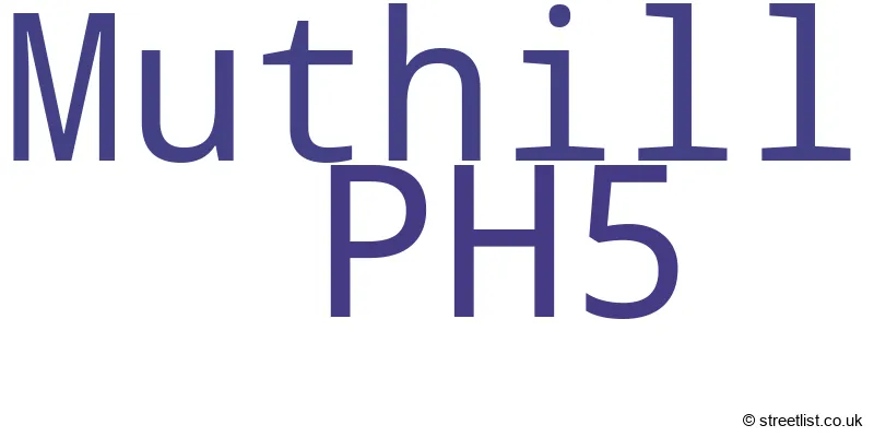 A word cloud for the PH5 postcode