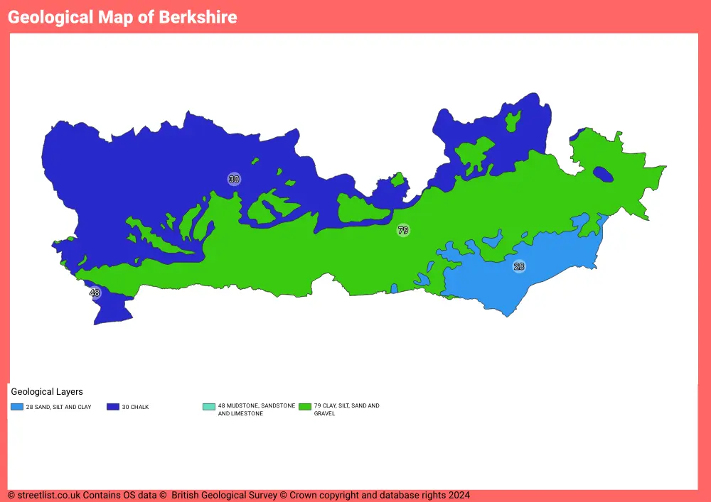 Geological Map of Berkshire