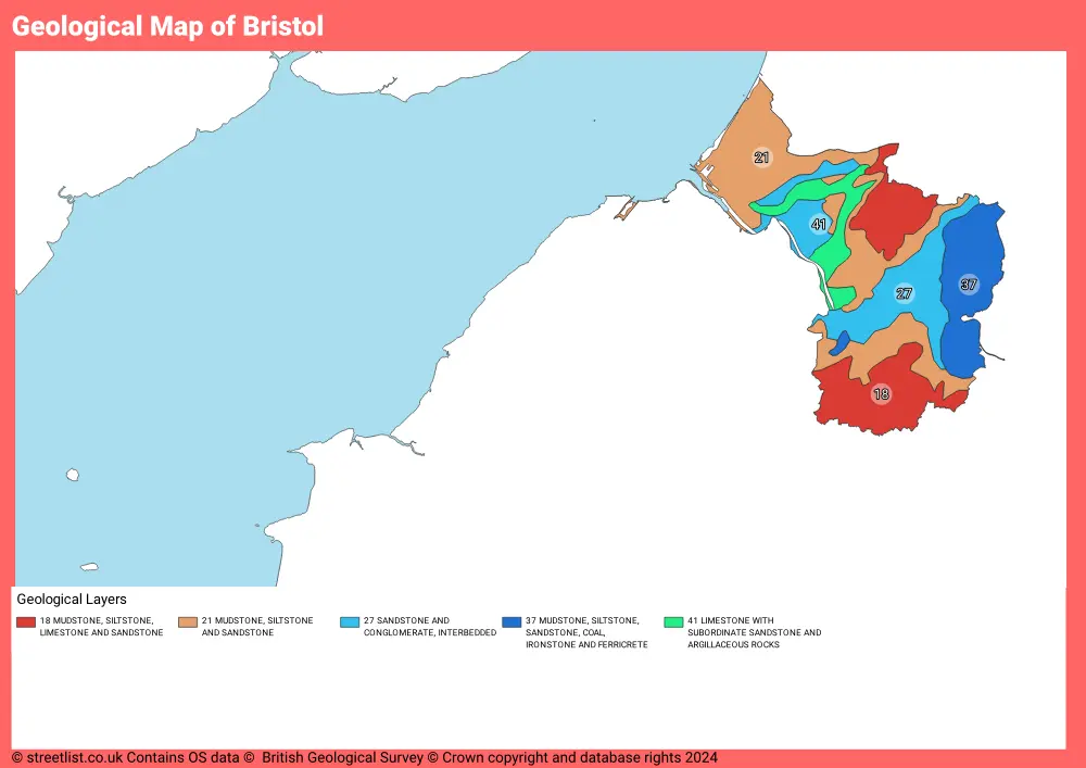 Geological Map of Bristol