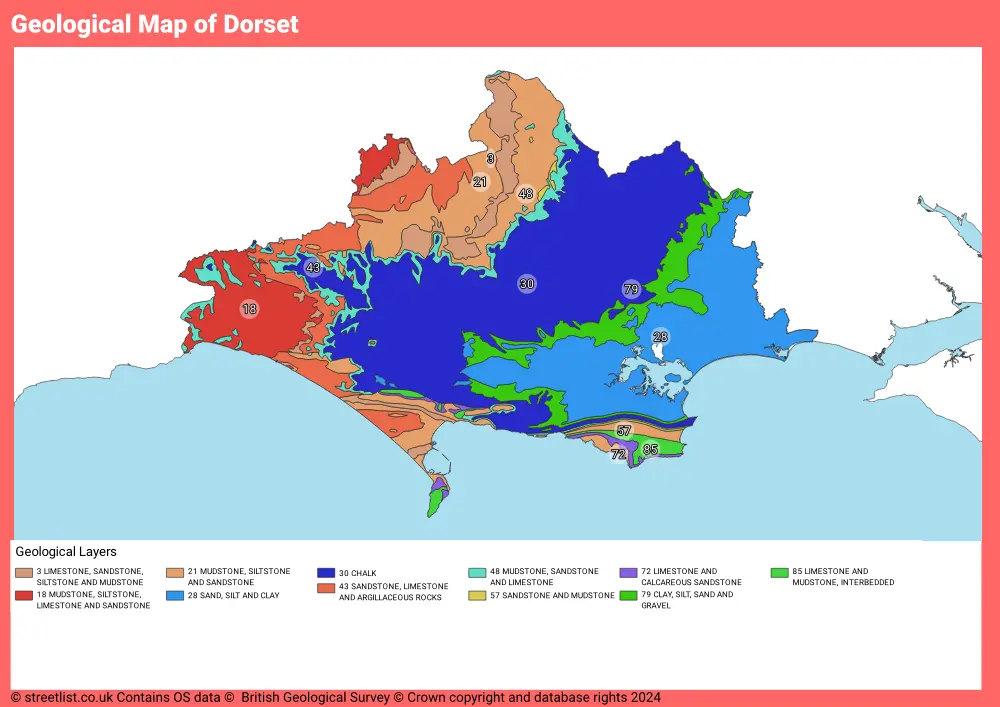 Geological Map of Dorset