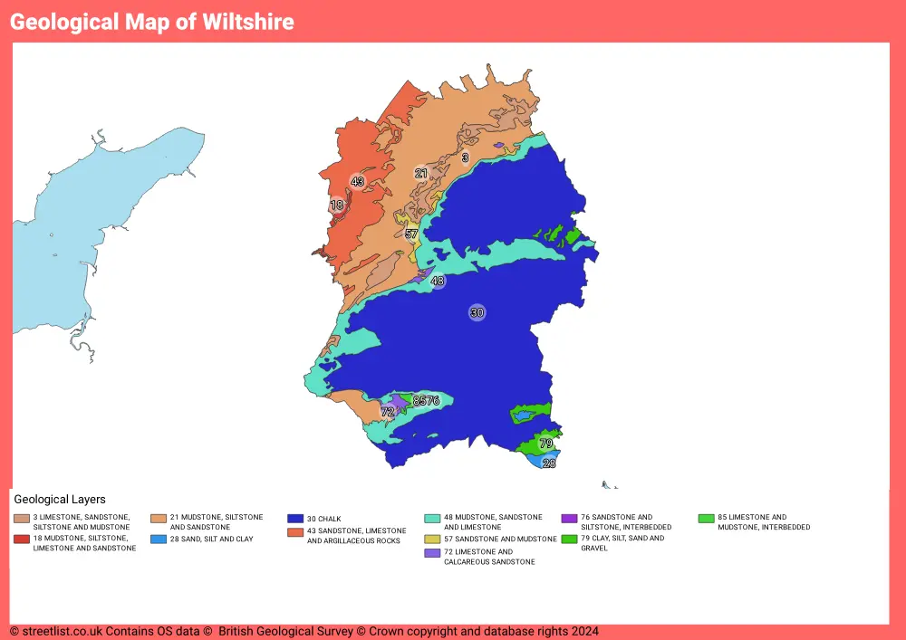 Geological Map of Wiltshire