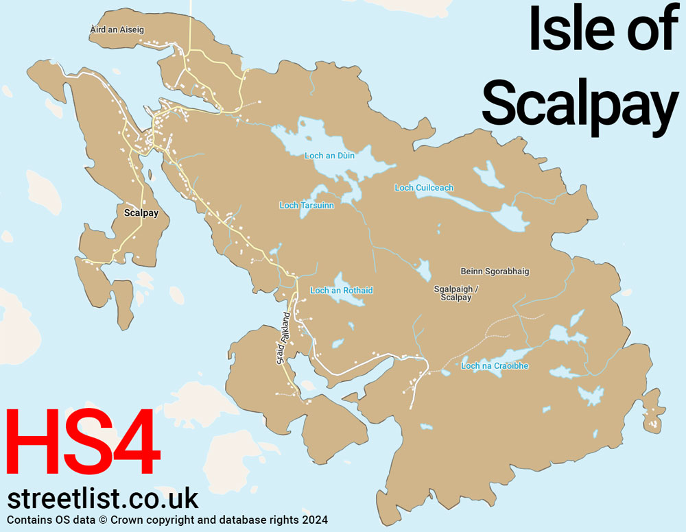 Map of the HS4 postcode