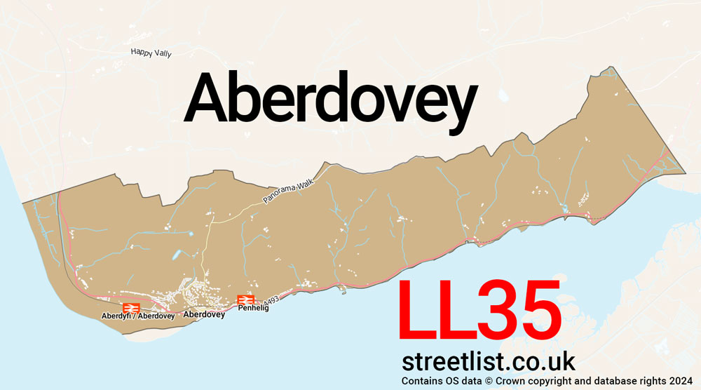 Map of the LL35 postcode