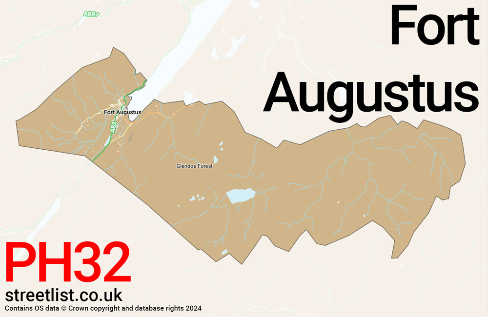 Map of the PH32 postcode