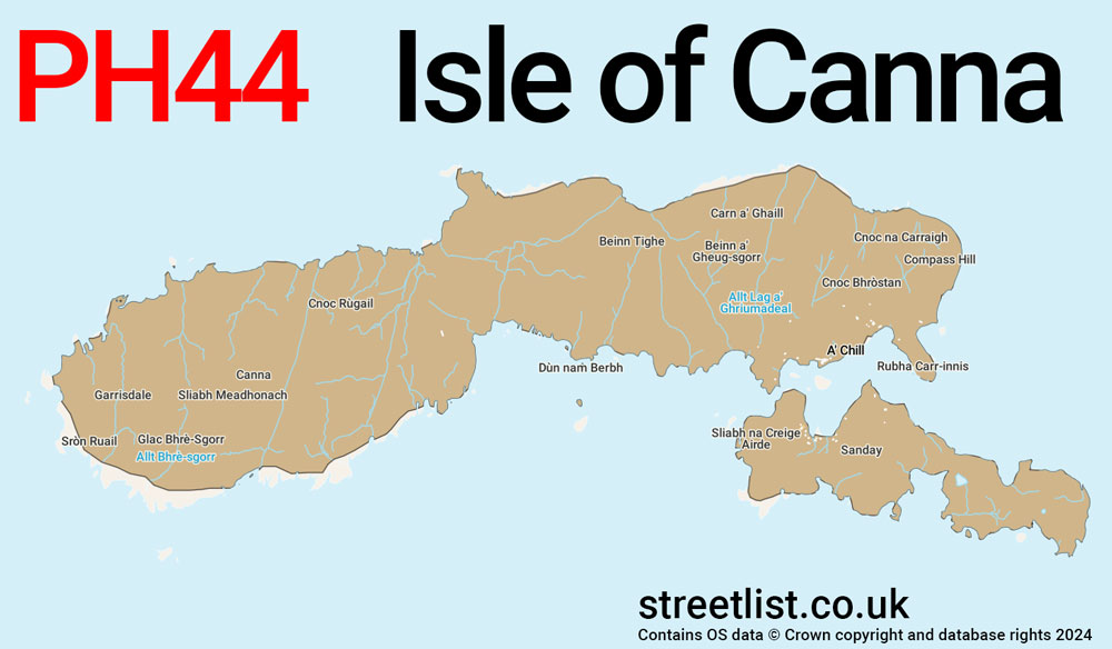 Map of the PH44 postcode