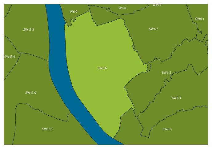 What you need to know about the SW6 6 London (Fulham) Postcode Sector