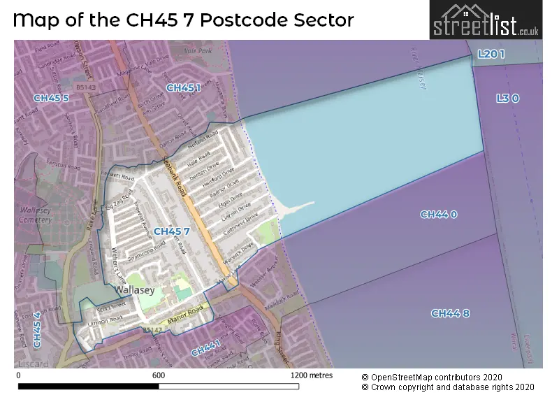 Explore The Ch45 7 Postcode Sector House Prices Attractions And More Wallasey Street List 5158
